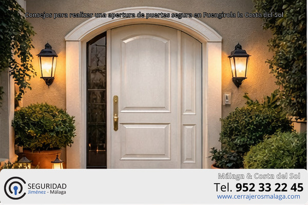 Consejos para realizar una apertura de puertas segura en Fuengirola la Costa del Sol