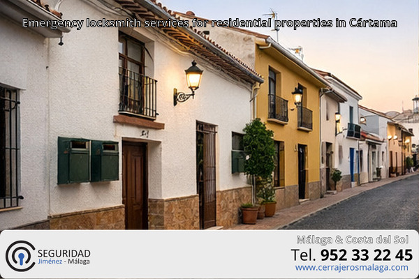 Emergency locksmith services for residential properties in Cártama