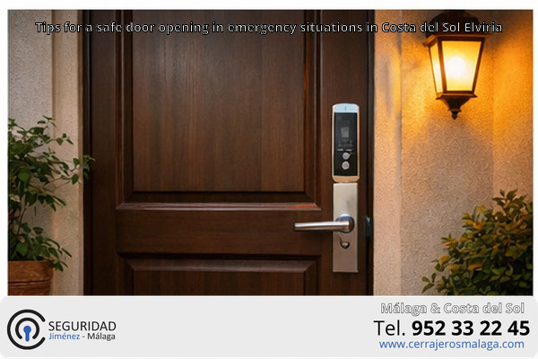 Tips for a safe door opening in emergency situations in Costa del Sol Elviria